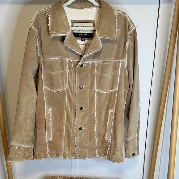 Wilson Other - Wilson Distressed Tan Men's Jacket suede size medium